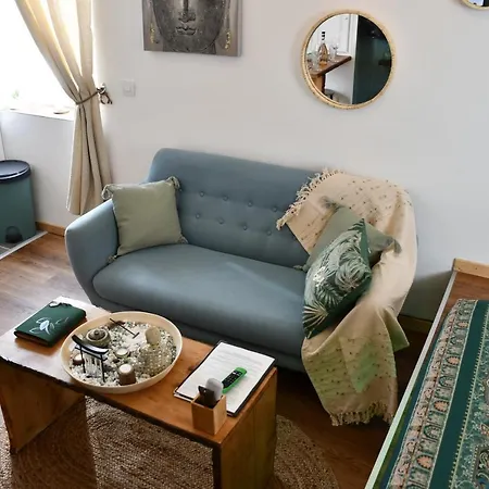 Le Patio H24,cosy,port,plage,wifi,netflix 라센느쉬르메르