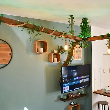 아파트 Le Patio H24,cosy,port,plage,wifi,netflix 라센느쉬르메르